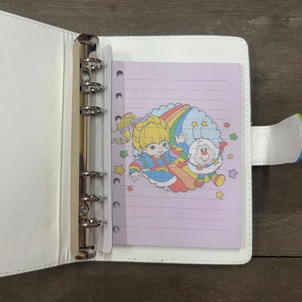 Rainbow Brite ring binder